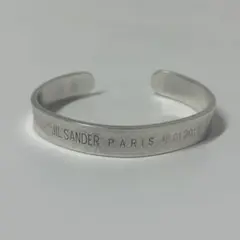 JIL SANDER シルバー ノットデザイン バングル JIL SANDER シルバー ノットデザイン バングル