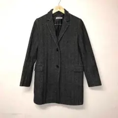 JIL SANDER ジル サンダー チェスター コート ヘリンボーン 38