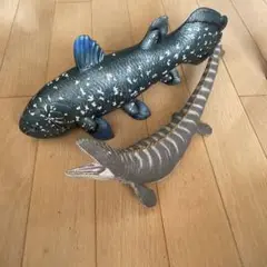 ハンドメイド　61cmシーラカンス フィギュア　レプリカ　化石魚　オブジェ　置物 ハンドメイド 61cmシーラカンス フィギュア 模型 レプリカ 化石