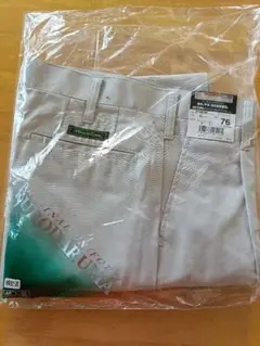 新品　値下げ！！　吸汗、速乾！作業ズボン　ライトグレー スラックス サイズ76