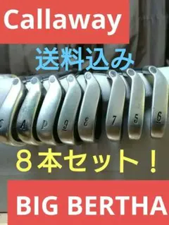 【初心者〜中級者向】Callaway BIG BERTHAアイアンセット8本