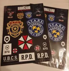 BIOHAZARD ステッカーシート 2枚セット