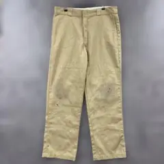 ディッキーズ メンズワークパンツ ベージュ チノパン 874 汚れ有【5508】