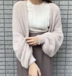 ココディール フェザーショートガウン