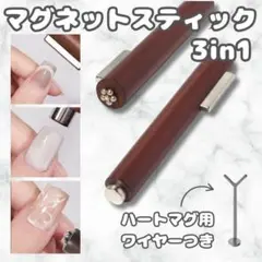 ネイル用マグネット3in1 (セット) マグネット ネイル スティック