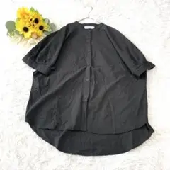 シーズンリーズン　黒 半袖シャツ カットソー　M 綿100