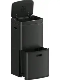 ゴミ箱 分別 縦型2段キッチン用ダストボックス 2x10L+30L 蓋付き