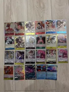 ワンピース カードゲーム ホロカードセット 20プラスポケカ3枚