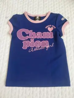 Champion チェック柄Tシャツ 100cm