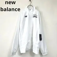新品 new balance ニューバランス(XL)ナイロンジャケット ホワイト