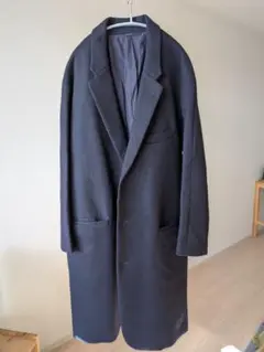 Graphpaper ダークネイビー チェスターコート　15AW Graphpaper (グラフペーパー) Wool Kersey Pea Coat / ウール