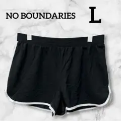 匿名配送✨NO BOUNDARIES【L】ブラックショートパンツ 短パン 夏 海