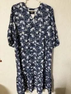 hibiya kadan style 花柄ワンピース