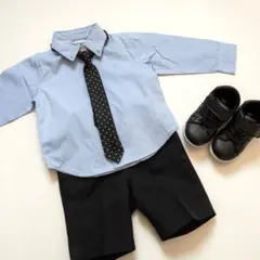 キッズ フォーマル/スーツ 上下セット 結婚式/パーティー 男の子【90サイズ】