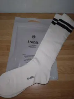 新品 SNIDEL スナイデル ストライプ ソックス ルーズソックス 靴下