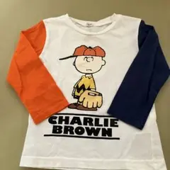 チャーリー・ブラウン 長袖Tシャツ 90センチ