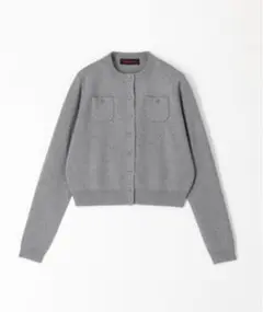 限定値下げ CABaN コットンカシミヤ クルーネックカーディガン グレー