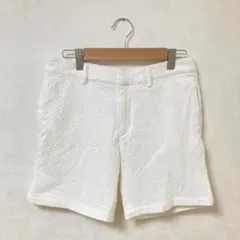 Jewel Changes ホワイトショートパンツ Sサイズ 無地 コットン 夏