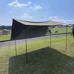 BUNDOK バンドック スクエアタープ TC カーキ