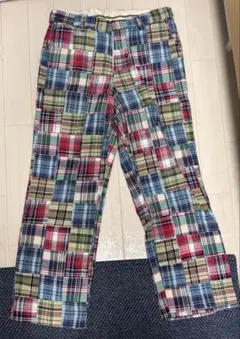 ORVIS チェック柄 ストレートパンツ