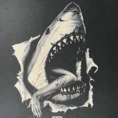 JAWS　トレーナー　ジョーズ　捕食シーン　血　ムービー　人喰いザメ　プリント
