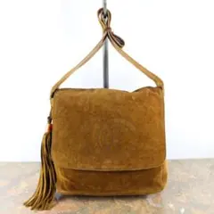CHANEL シャネルココマークタッセルレザーショルダーバッグ