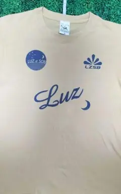 LUZeSOMBRA 別注 Tシャツ Mサイズ 半袖 (イエロー×ブルー)