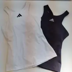 adidas アディダス　タンクトップ　スポーツ　ブラック　Mサイズ　L852