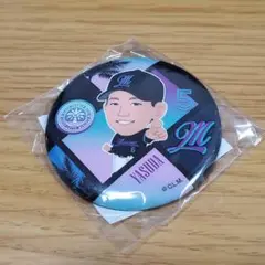 安田尚憲　千葉ロッテマリーンズ　ガチャガチャ　缶バッジ　BSW　東京ドーム