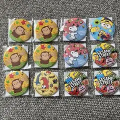 キャラクター缶バッジ 12個セット