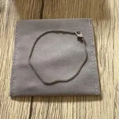 4℃ HOMME+ シルバーチェーンブレスレット