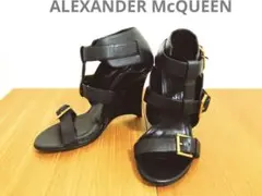 【ALEXANDER McQUEEN】サンダル ⭐︎ブラック×ゴールド金具⭐︎