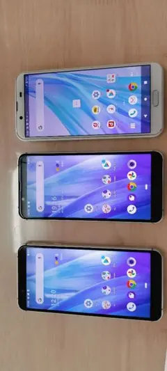 AQUOS SENSE3… 2台　SENSE2…1台の3台セット　simフリー