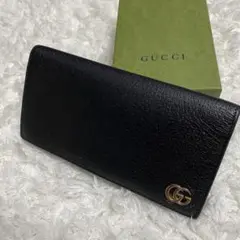 ✨美品✨GUCCI 長財布 GG マーモント 429183 ブラック