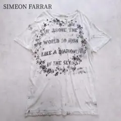SIMEON FARRAR✨Tシャツ 星柄 染め加工 希少デザイン S