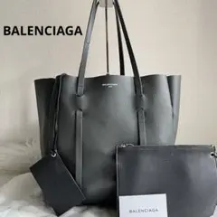 ✨️美品✨️ BALENCIAGA エブリデイトート トートバッグ グレー レザー