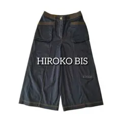 HIROKO BIS ヒロコビス 大きいサイズ　ガウチョパンツ ワイドパンツ