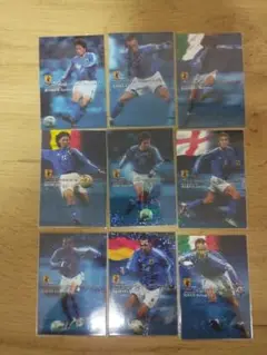 日本代表 サッカートレーディングカードセット