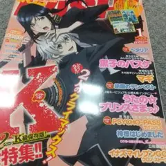 ちょっと反ってます 付録はピンナップのみ