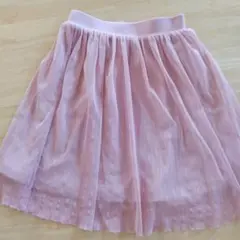 UNIQLO ピンク フレアスカート 110　子供服