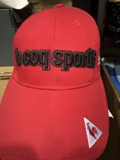 le coq sportif レッドキャップ Fサイズ