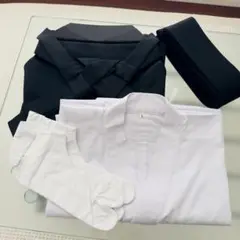 弓道　道着　袴　帯　足袋　4点セット　男性用