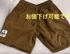 【夏おすすめ！】✨CHUMS ブラウン ハーフパンツ　半ズボン　キッズM