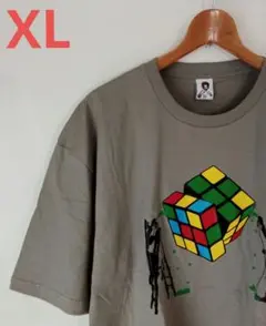 立体パズル ルービックキューブ ズル チート オモシロTシャツ(XL)マ62