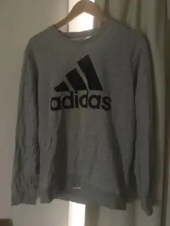 adidas グレー スウェット Lサイズ