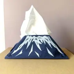 桜島MOKMOK ティッシュケース Mサイズ ネイビー