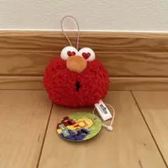セサミストリート フェイスマスコット 第3弾 エルモ タグ付き