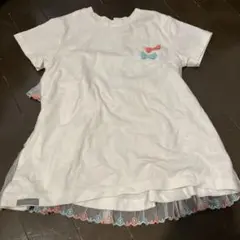 Seraph セラフ　半袖カットソー 背面ヒラヒラでかわいい　140