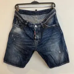 DSQUARED2 ダメージデニムショートパンツ