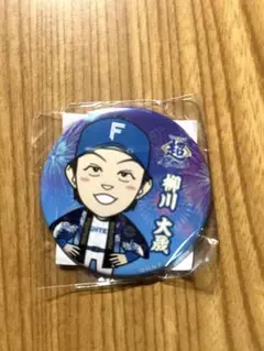 ファイターズ ガチャ 缶バッジ 柳川大晟
